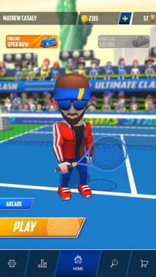 Tennis Stars: Ultimate Clash [ВЗЛОМ: заморозка противника] 0.98 скриншот 2