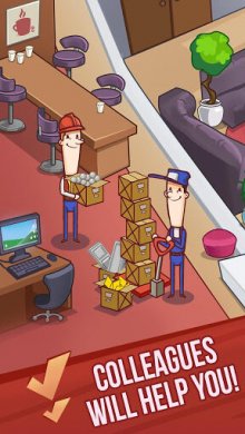 Office Riot - Funny Idle Simulator [ВЗЛОМ: золотые монеты] 0.9.38 скриншот 2