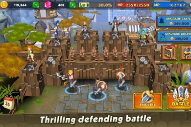 Скачать Castle Rush: Hero defender & Idle defense [ВЗЛОМ: Много денег] 1.0.7