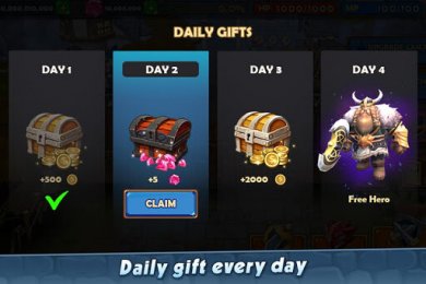 Castle Rush: Hero defender & Idle defense [ВЗЛОМ: Много денег] 1.0.7 скриншот 1