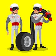 Idle pit stop : Tycoon Racing Manager (МОД, много алмазов)