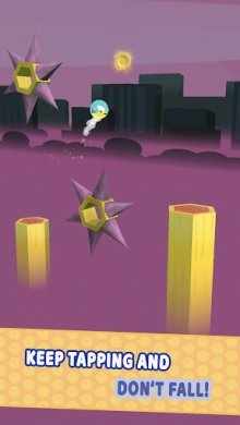 Прыгающая птичка! Прыгалка-платформер [ВЗЛОМ: деньги] 1.42 скриншот 5