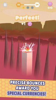 Прыгающая птичка! Прыгалка-платформер [ВЗЛОМ: деньги] 1.42 скриншот 6