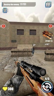 Shooting Terrorist Strike: Free FPS Shooting Game [ВЗЛОМ на алмазы/нет рекламы] 1.0.5 скриншот 2