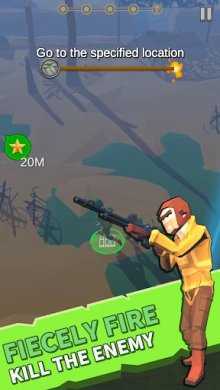 Zombie Clash: Survival (МОД, глупые враги) скриншот 4