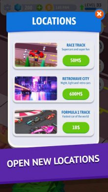 Idle pit stop : Tycoon Racing Manager (МОД, много алмазов) скриншот 2