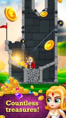 Скачать Rescue Knight - Головоломки и Логические игры (МОД деньги, подсказки, скины)