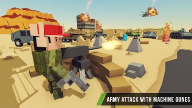 Blocky Army Base:Modern War Critical Action Strike (МОД, оружие) скриншот 9