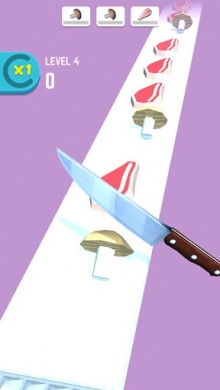 Food Cutter 3D - Cool Relaxing Cooking game (МОД, вся еда и ножи) скриншот 1
