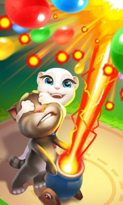 Говорящий Том: бабл-шутер [Talking Tom Bubble Shooter] screenshot №2