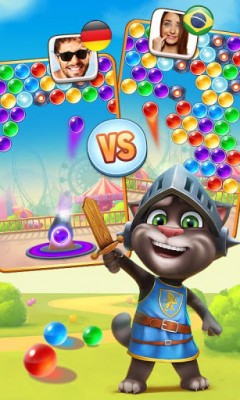 Говорящий Том: бабл-шутер [Talking Tom Bubble Shooter] screenshot №4