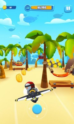 Talking Tom Fly Run: New Fun Running Game screenshot №7