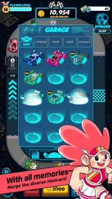 Merge Racer: mini motor idle merge racing game screenshot №1