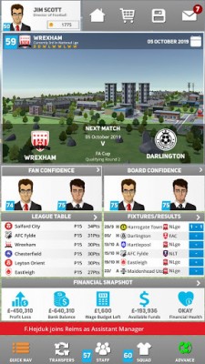 Club Soccer Director 2020 screenshot №1