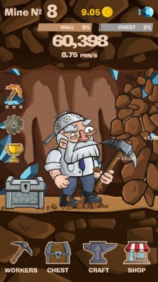 SWIPECRAFT - Idle Mining Game screenshot №2