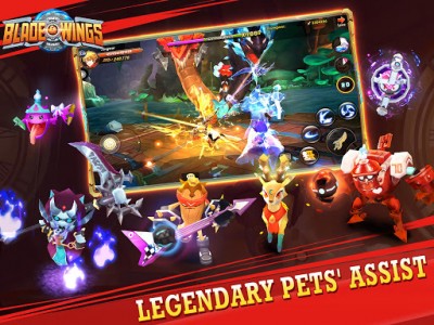 Blade & Wings: Future Fantasy 3D Anime MMORPG Game screenshot №4