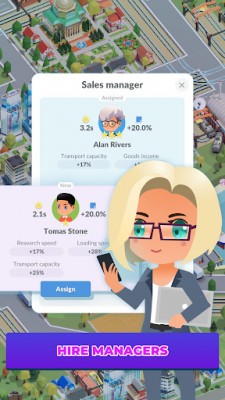 Idle Delivery City Tycoon: Производство и Доставка screenshot №3