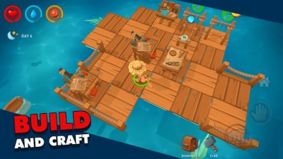 Epic Raft: Fighting Zombie Shark Survival screenshot №5