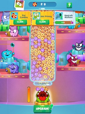 Om Nom Idle Candy Factory screenshot №1