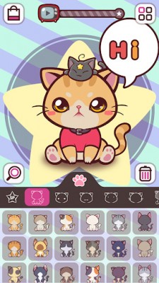 KittCat Story - cat dress up screenshot №1