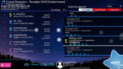 Opsu!(Beatmap player for Android) screenshot №3