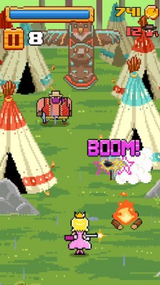 Timber West - Wild West Arcade Shooter screenshot №2