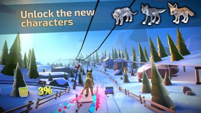 Animal Adventure: Downhill Rush screenshot №1