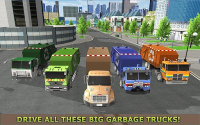 Garbage Truck Simulator PRO 2017 screenshot №1