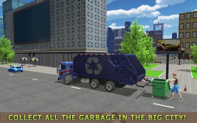 Garbage Truck Simulator PRO 2017 screenshot №7