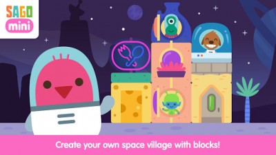 Sago Mini Space Blocks Builder screenshot №2