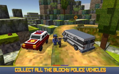 Blocky San Andreas Police 2017 screenshot №4