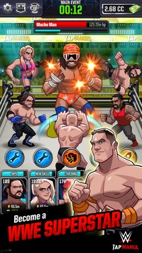WWE Tap Mania [ВЗЛОМ: Много денег] v 17637.21 скриншот №2