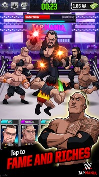 WWE Tap Mania [ВЗЛОМ: Много денег] v 17637.21 скриншот №1