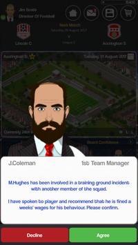 Club Soccer Director 2018 - Football Club Manager v 2.0.8e [ВЗЛОМ на деньги] скриншот №5
