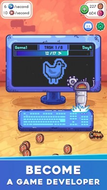 Workidle Tycoon: Idle Clicker Game (ВЗЛОМ, много алмазов) скриншот №1