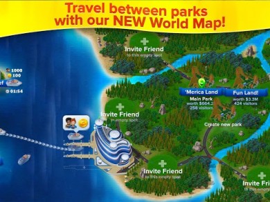 Скачать RollerCoaster Tycoon® 4 Mobile v 1.13.9 [ВЗЛОМ на деньги] для Андроид