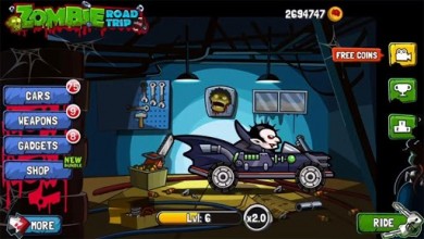 Zombie Road Trip v 3.30 [ВЗЛОМ: бесконечные деньги] скриншот №1