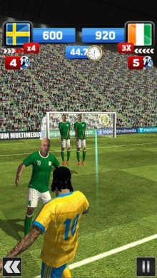 Euro 2016 Soccer Flick [ВЗЛОМ] v 1.0 скриншот №1