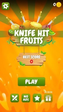 Knife Hit Fruits v 5.0 скриншот №1