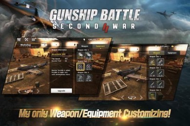 Скачать GUNSHIP BATTLE: SECOND WAR v 1.11.01 для Андроид