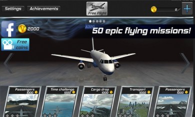 Скачать Real Pilot Flight Simulator 3D [ВЗЛОМ: Много денег] v 1.5 для Андроид