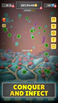 Idle Plague [ВЗЛОМ: много денег] 1.0 скриншот №1