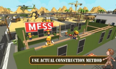 Army Base Construction : Craft Building Simulator [ВЗЛОМ: Разблокированы все уровни] 1.1 скриншот №6