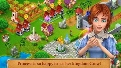 Princess Kingdom City Builder [ВЗЛОМ: деньги/драгоценные камни] v 1.5 скриншот №2