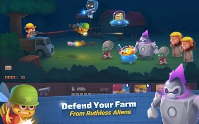 Farm Guns: Alien Clash 2018 [ВЗЛОМ: Много денег] v 1.01 скриншот №1