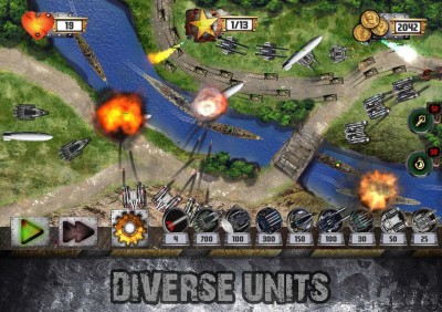 Tower Defense: Tank WAR screenshot №2