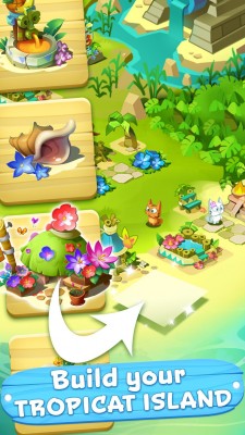 Tropicats - Puzzle Paradise screenshot №2