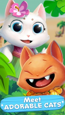 Tropicats - Puzzle Paradise screenshot №3