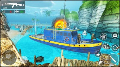 Navy Gunner Shoot War 3D / дельта война screenshot №1