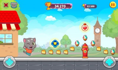 Говорящий Том: за конфетами! screenshot №4